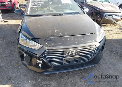 2019 Hyundai Ioniq Hybrid Sel from USA, damaged, VIN KMHC75LC1KU140559